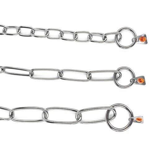 Collar de Eslabones Sprenger 3 mm x 60 cm ESLABÓN CORTO para Perros