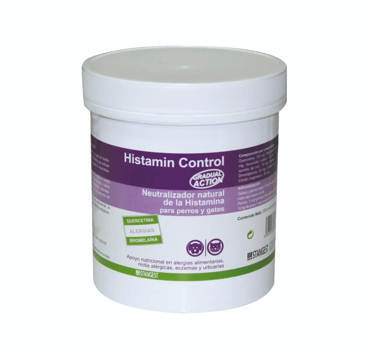 Stangest Histamin Control 300cpd Suplemento para Perros y Gatos