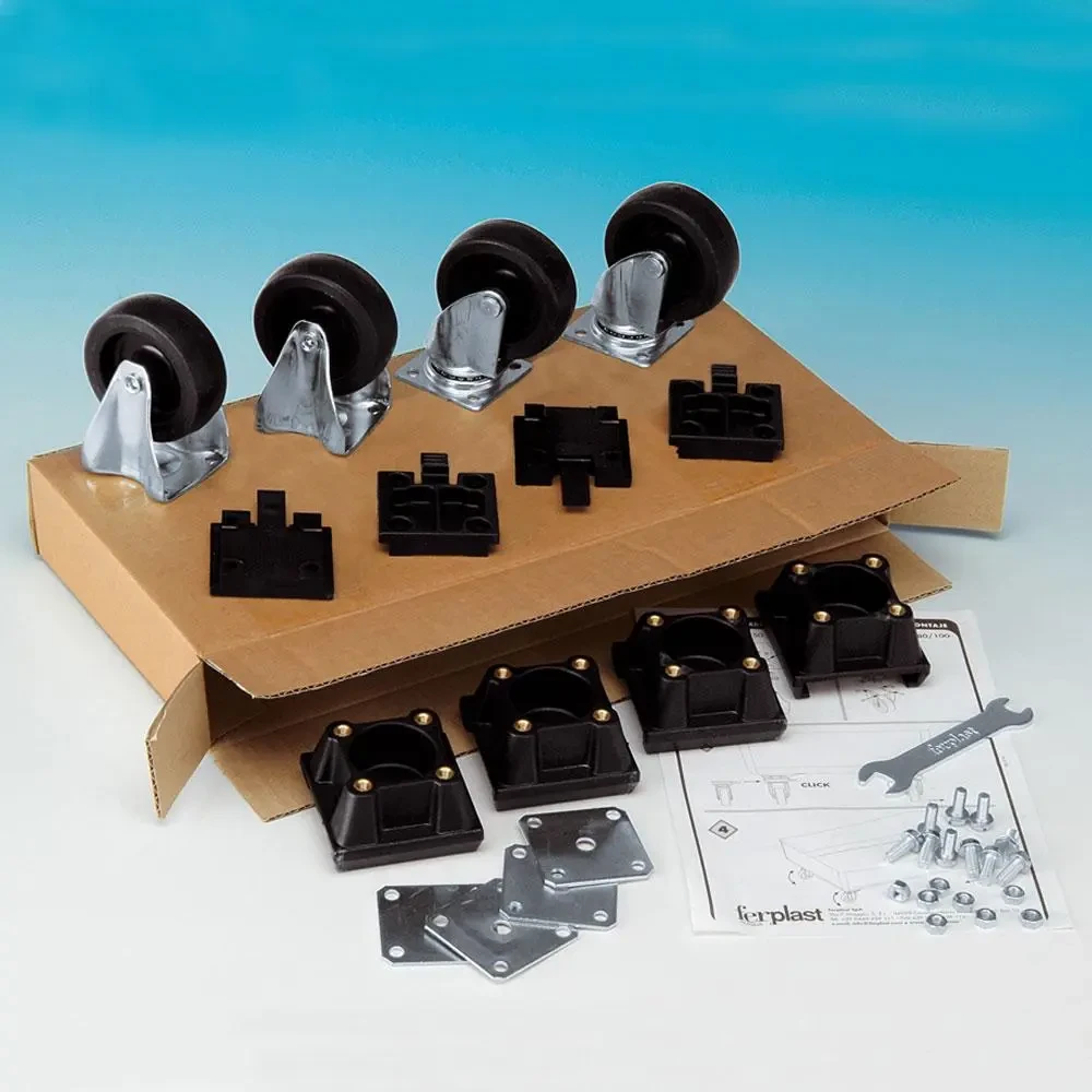 Ferplast Kit 4 Ruedas L388 Transportín para Perros