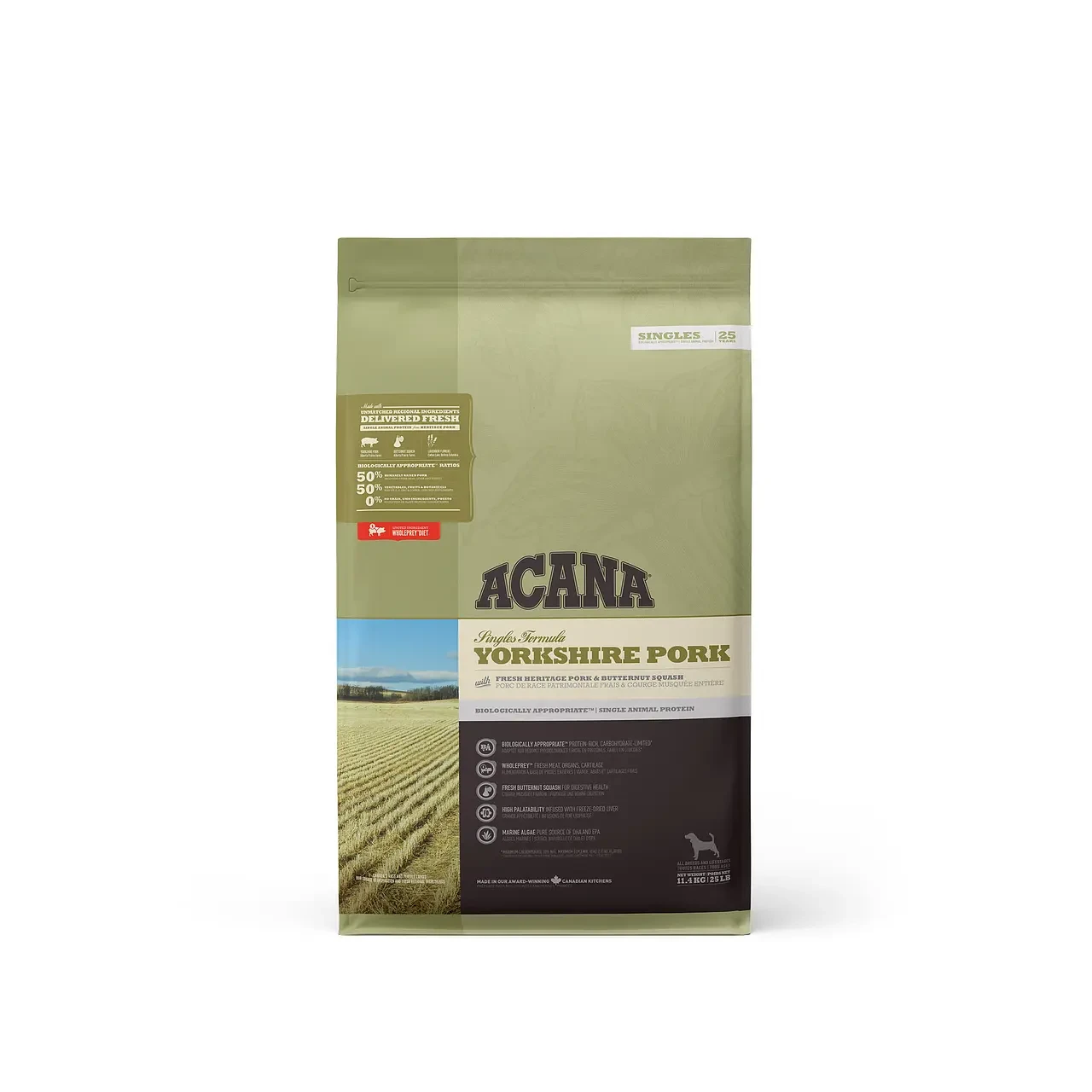 Acana Adult Singles Yorkshire Pork 11,4 Kg Pienso para Perros 11.4 kg