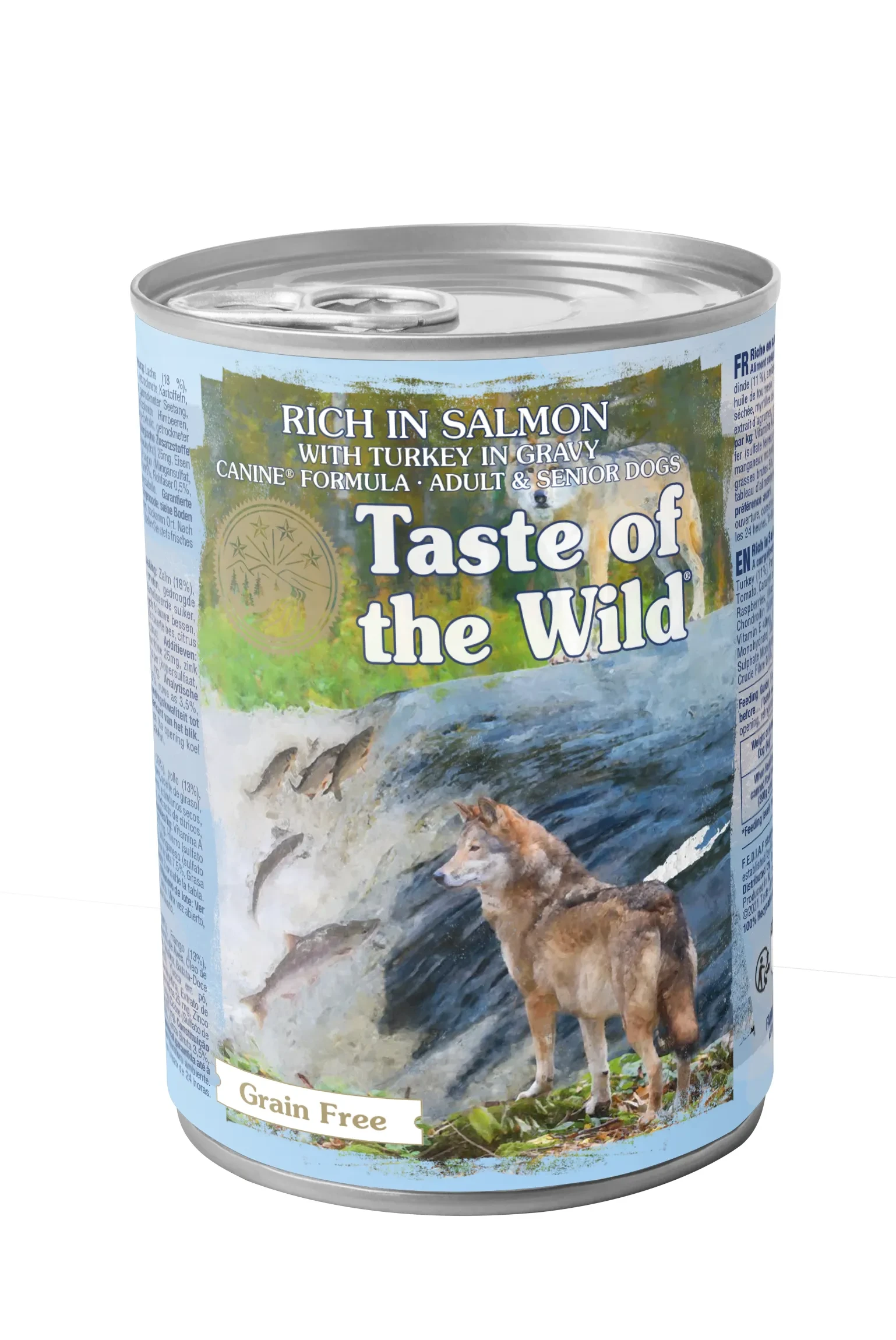 Taste Adult Senior Salmon Y Pavo 12x390 Gr Comida Húmeda para Perros