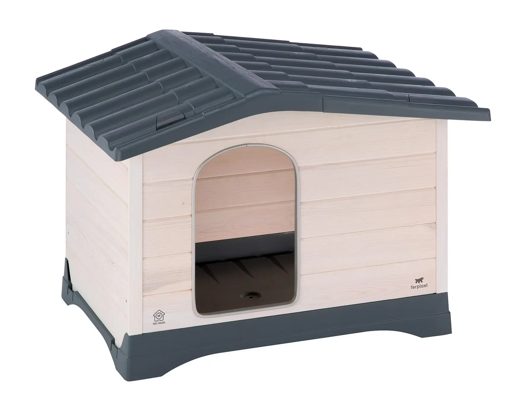 Ferplast Caseta Exte Madera Resina Lodge 90 88x72x66 Cm para Perros