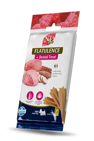 Farmina Treat ND Quinoa Flatulence Adult Mini 15x60 Gr Snack para Perros