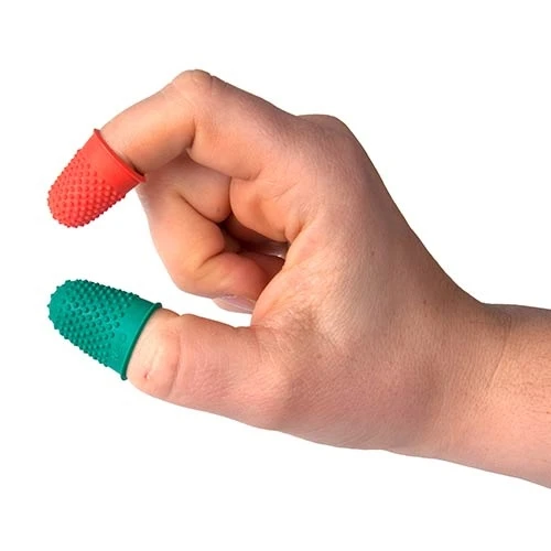 Dediles de goma Nº00 - ROJO - 10 uds. para Perros
