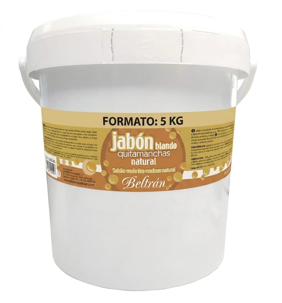 Beltrán Jabón Tradicional en Cubo 5 kg