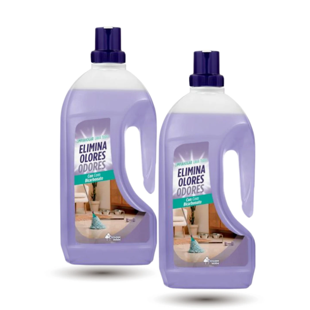Bosque Verde Limpiahogar Elimina Olores con Bicarbonato 2 x 1,5 L