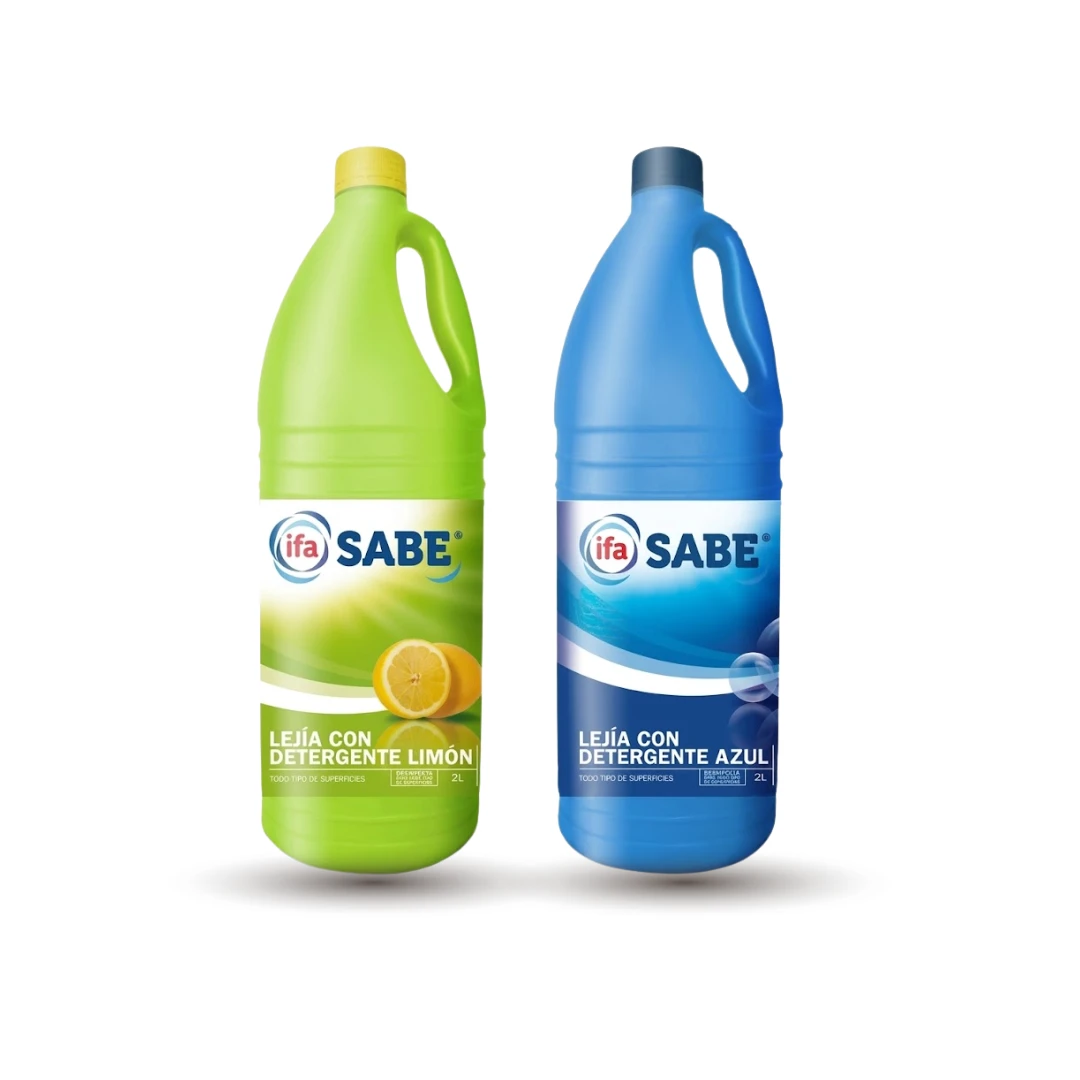 IFA Sabe Lejía con detergente Limón y Original Pack 2 x 2 L