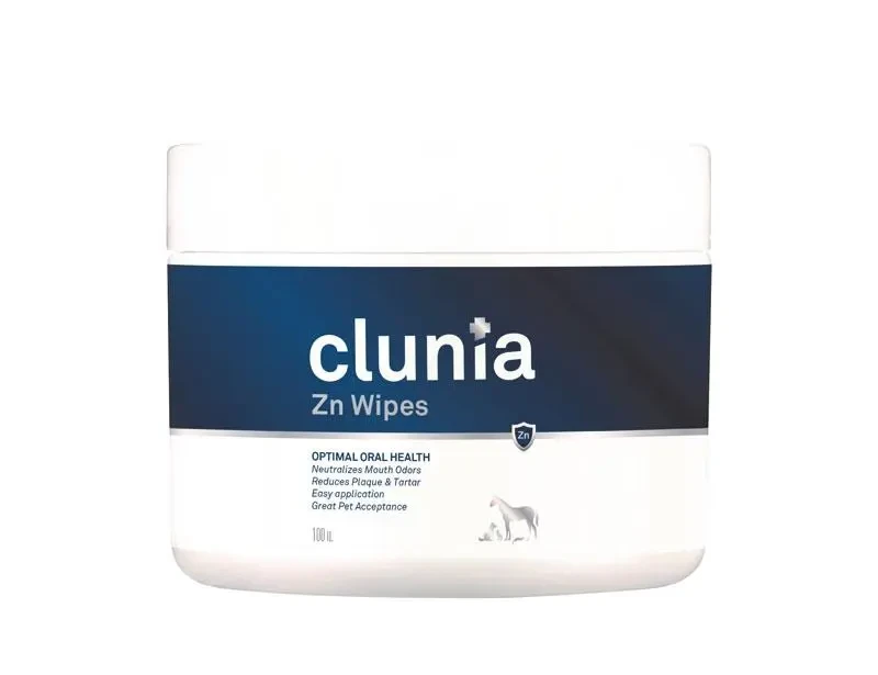 Vetnova Clunia Zn Wipes 100 Toallitas para Perros y Gatos