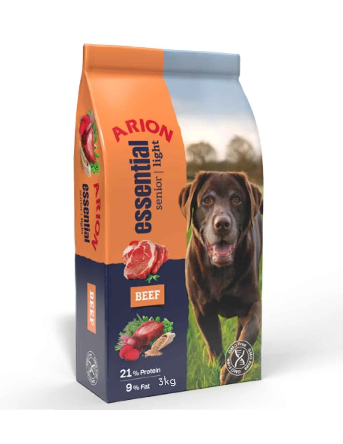 Arion Essential Senior Light 15 Kg | Mangime Professionale per Cani Senior o Sterilizzati