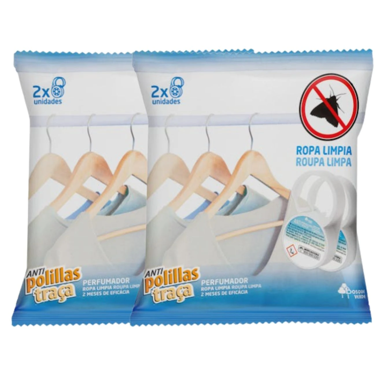 copy of Bosque Verde Colgador Antipolillas Lavanda Pack 2 Paquetes 4 Colgadores