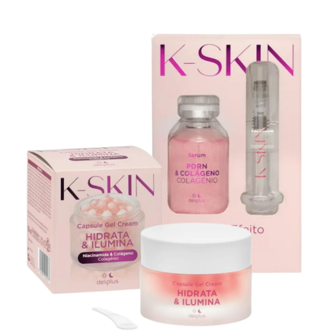 Deliplus K-Skin Set Facial PDRN + Niacinamida y Colágeno