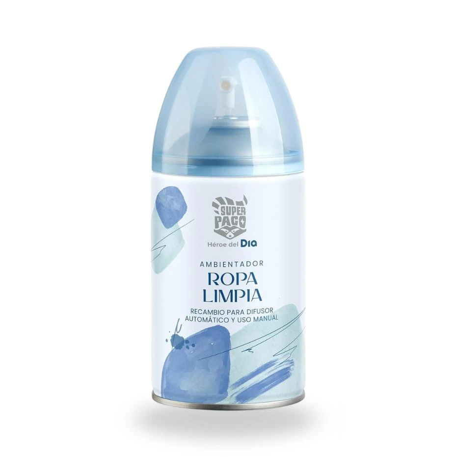 [DIA2070] SUPER PACO Ambientador automático Ropa Limpia 250ml