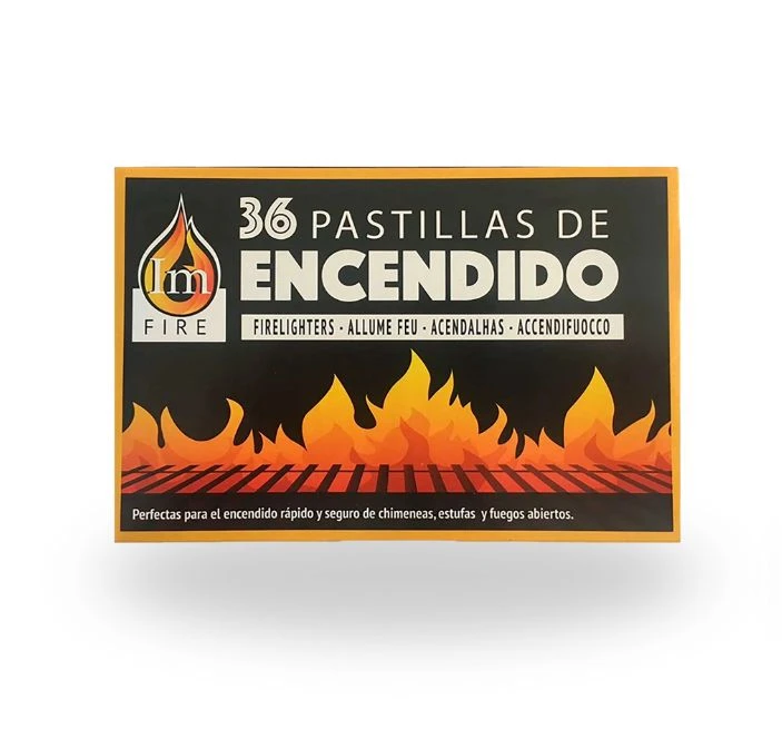 [ALCAM27] Pastillas de Encendido EURASPA para Barbacoa o Leña 200gr - 36uds