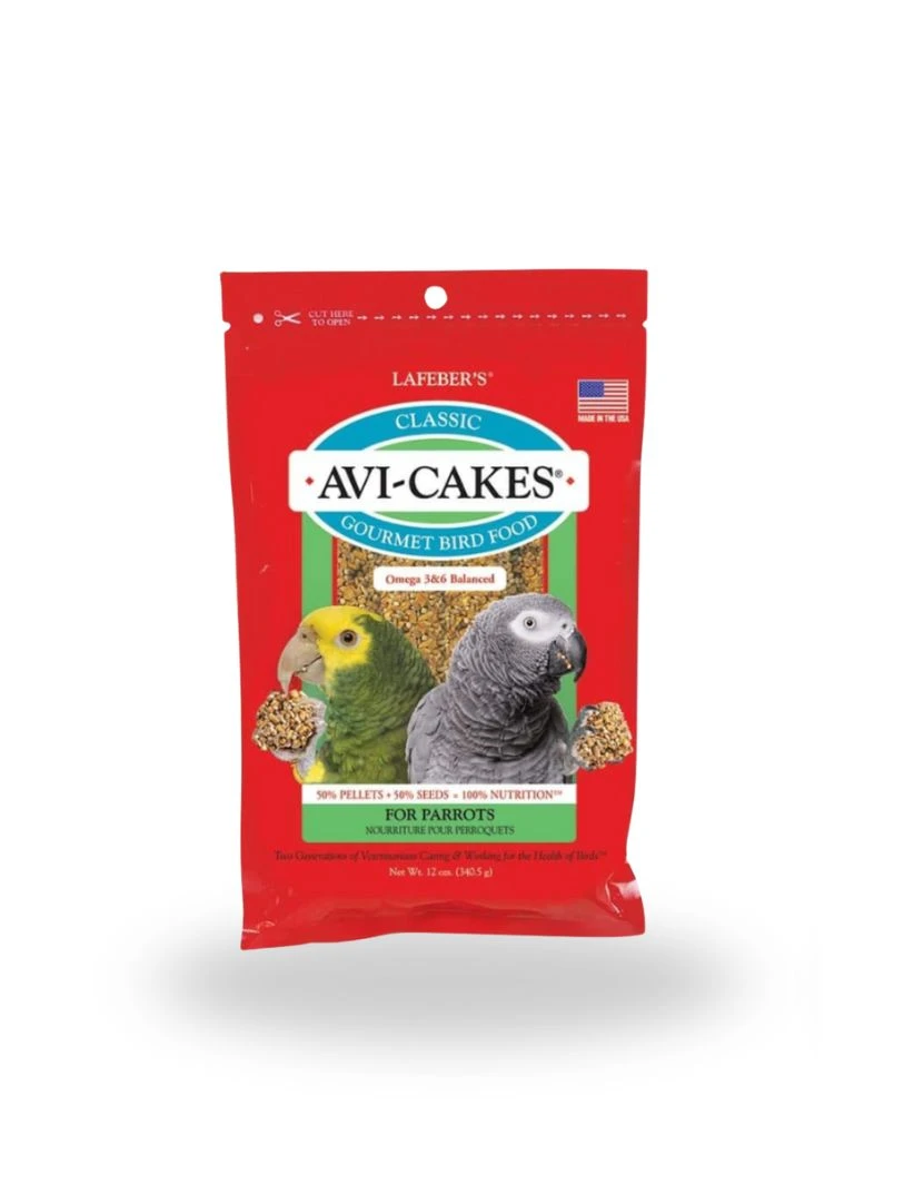 [LF36020] Snacks para Loros LAFEBER'S AVI-CAKES Clásicos 340g