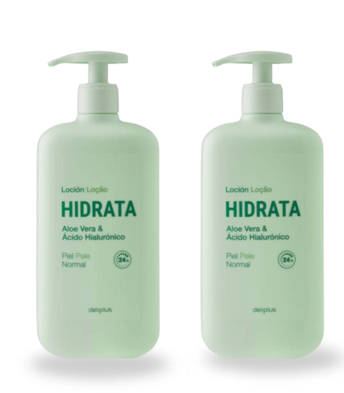 [NMC-26] Deliplus Pack 2 Loción Corporal Hidrata Aloe Vera y Ácido Hialurónico 600 ml x 2