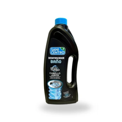 [ALC2001] Sanicentro Desatascador Baño Acción Turbo | Disuelve atascos de pelo, jabón y residuos cosméticos |