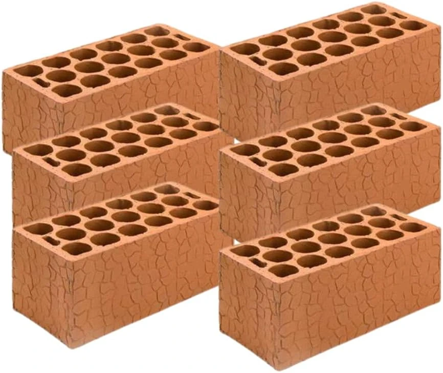 [LADRI-TOSCO10-X6] Ladrillos Toscos Pack de 6 Ladrillos Toscos del 10 para Construcción – Arcilla Cocida – Alta Resistencia – Pack 6 uds