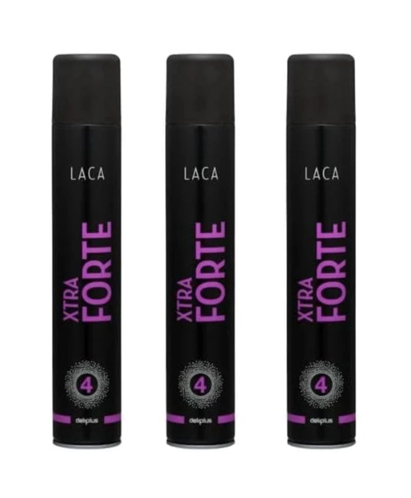 [MC-4001] DELIPLUS Laque Xtra Forte Fixation 4 Spray Pack 3 x 400 ml