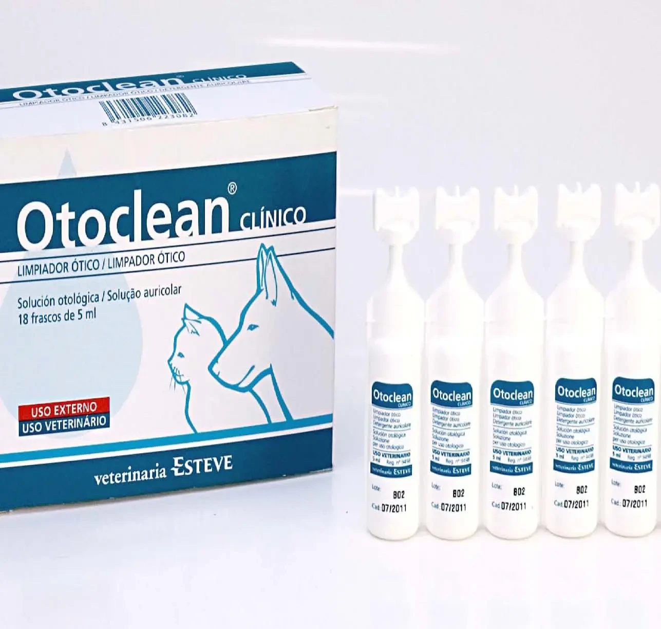 [3973] Ecuphar Ac Otoclean 18x5ml Suplemento para Perros y Gatos