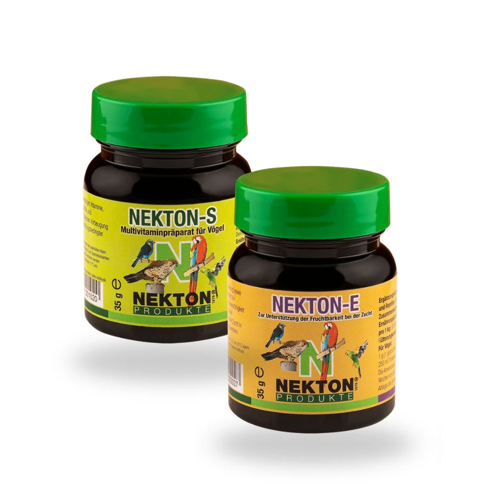 [NK124] Nekton Lote Vitamínico para Aves con Nekton E 35g y Nekton S 35g