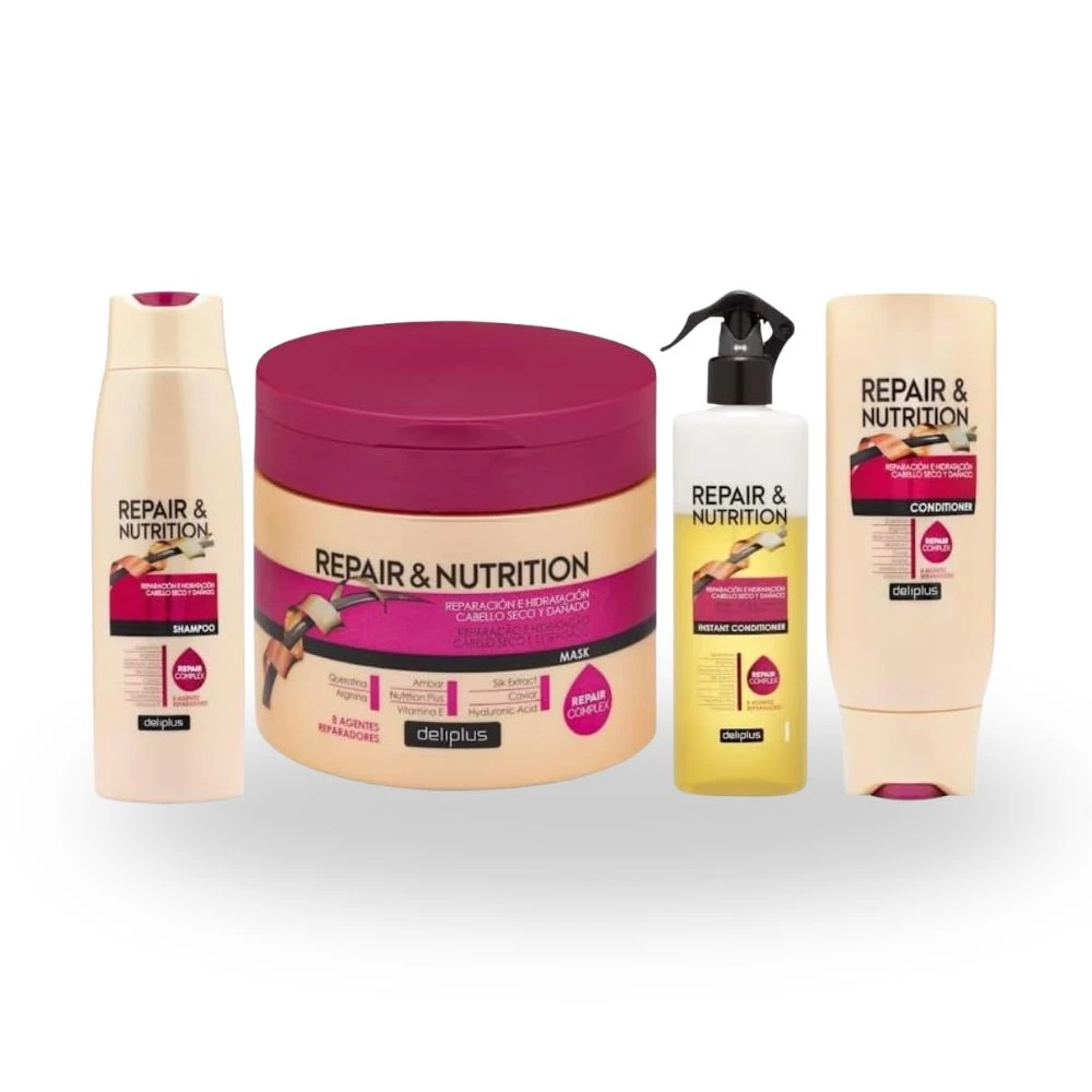 [M-C13] copy of Deliplus Shampoo + Rinse-Out Mask + Leave-In Mask — Curl Perfect Pack for Curly Hair