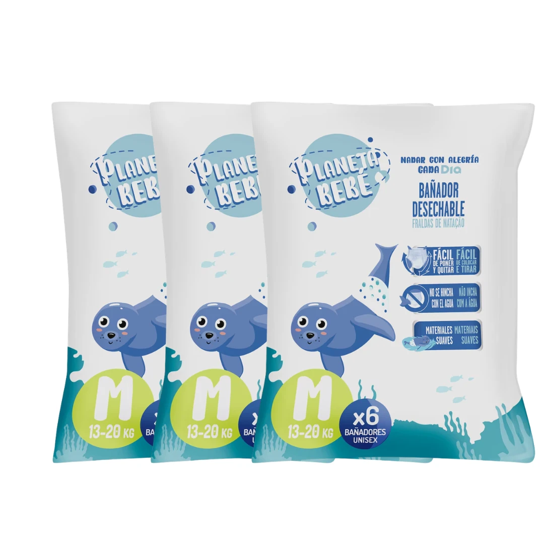 [DIA32745] copy of Dia Planeta Bebé Pañales de Agua Bañador Talla S 8-15 kg 6 Uds