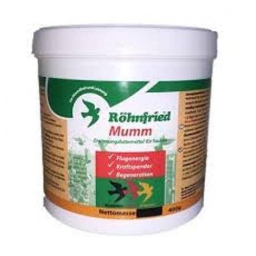 [11499] Electrolitos + glucosa + vitaminas para palomas RONHFRIED MUMM 400 gr