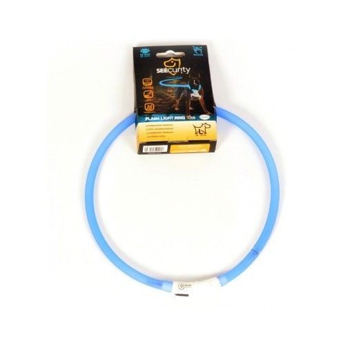 [7570002] Collar luminoso Led silicona 45 cm para perros y gatos