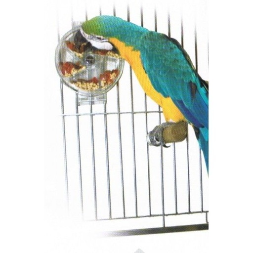 [00755] Sun Parrots Interactive Wheel — Parrot Toy