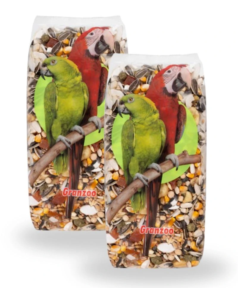 [MCD3-004] Granzoo Alimento completo para loros y cotorras, lote de 2 x 700 g
