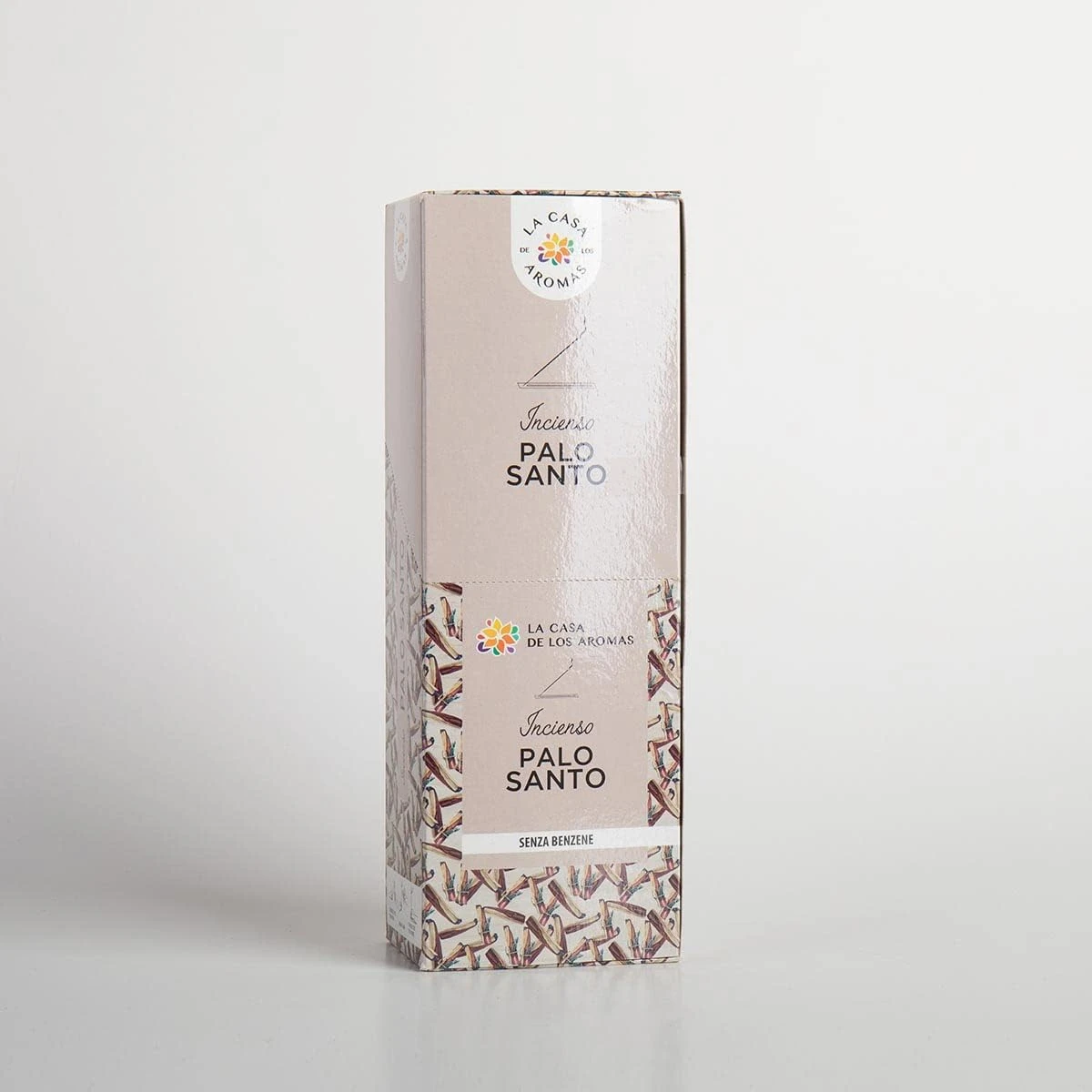[DIA32670] La Casa de los Aromas Pack Varillas de Incienso Palo Santo Sin Benceno Aroma Amaderado y Cítrico 6 x 20 uds