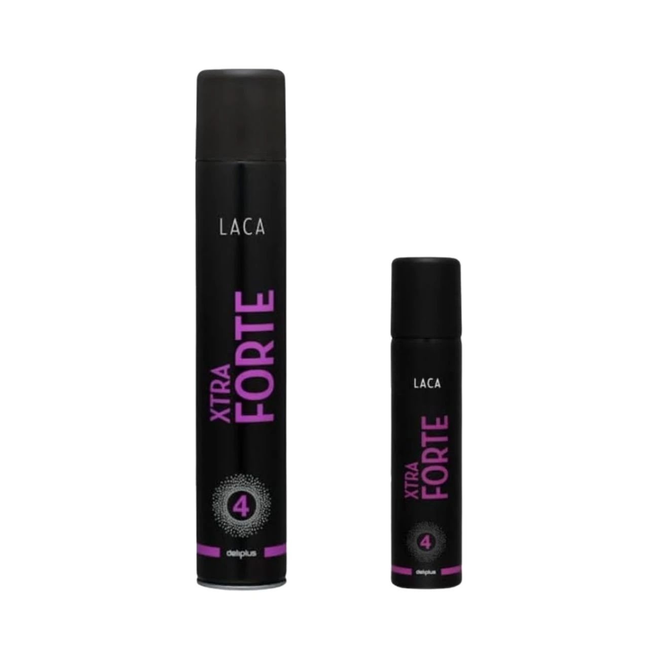 [MCD-3] copy of LACA Xtra Forte Laca Cabello Fijación 4, Tamaño Viaje, 3 Unidades