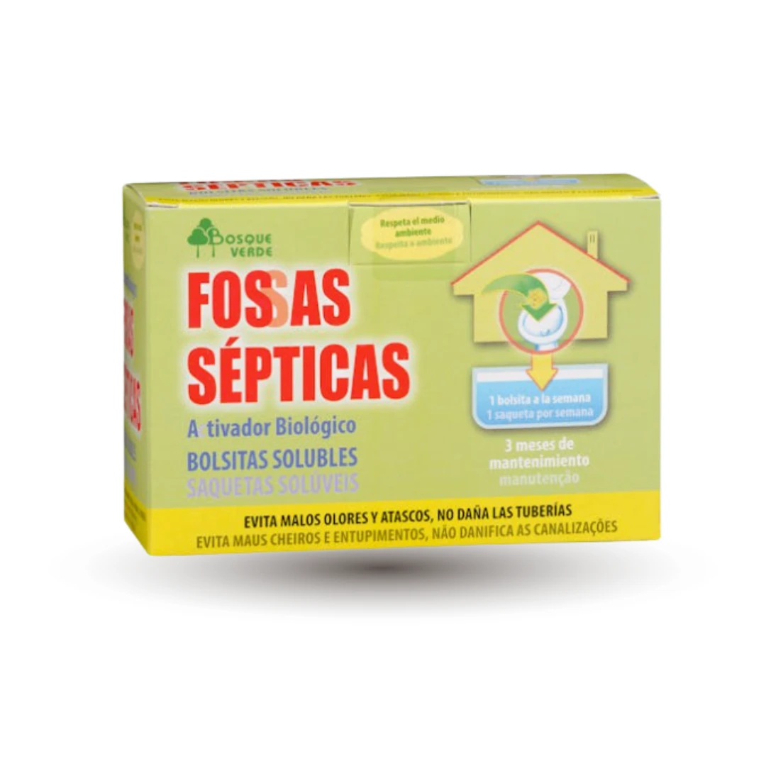 [MCD32863] Bosque Verde Limpiador Fosas Sépticas 12 Bolsitas 300 g