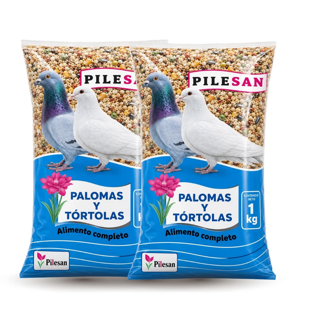 [12012141x2] Lote de 2 Pilesan Comida para Palomas, 2 x 1 kg