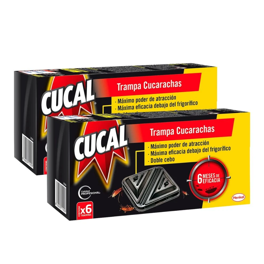 [ALC-M3] CUCAL, lote de 12 Trampas para Cucarachas