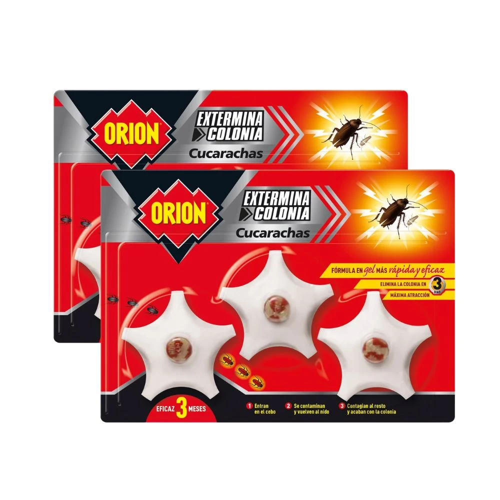 [ALC-M2] ORION Cebos para Cucarachas en Gel – Lote 6 Unidades