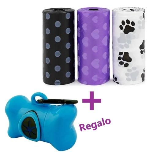 [HT1010] Bolsitas recoge cacas biodegradables PACK 4 x 20 uds. para Perros