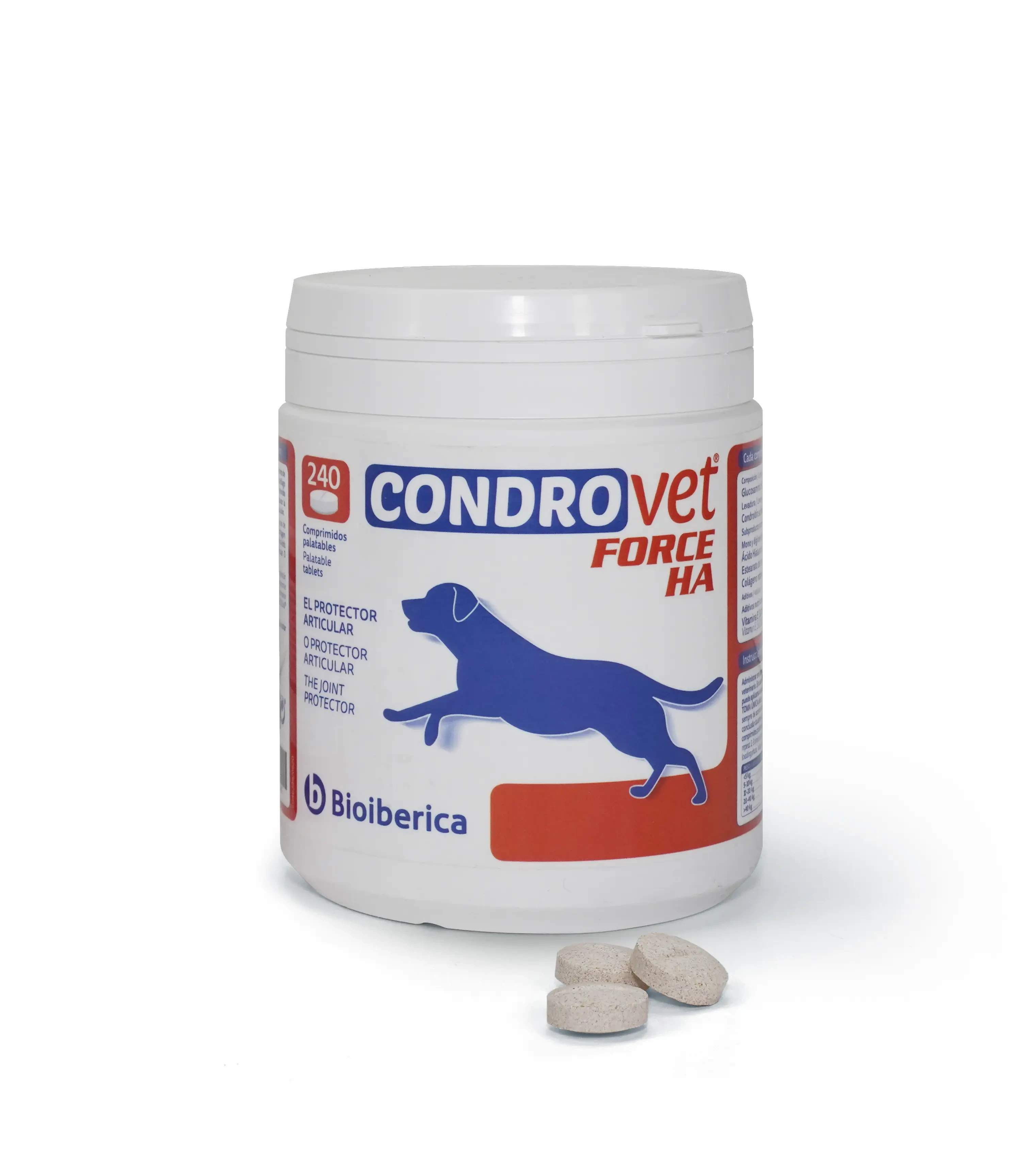 [F104201] Bioiberica Condrovet Force Ha 240cpd Suplemento para Perros