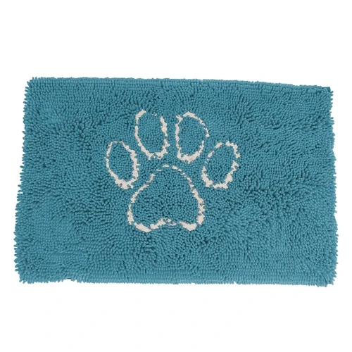 [TG0695] Alfombra Absorbente Microfibra Azul para Perros y Gatos
