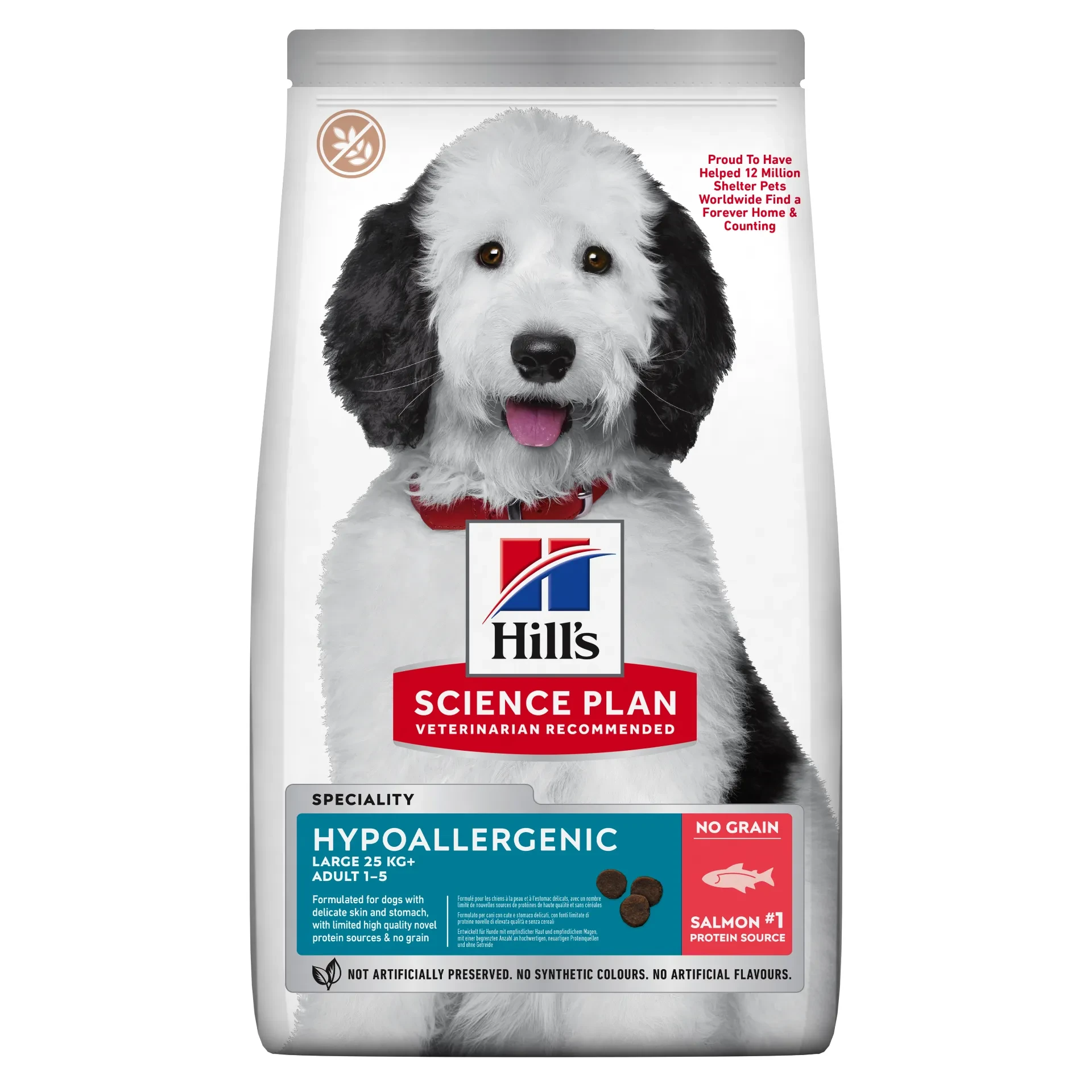 [H607846] Hill's Sp Adult Hypoallergenic L Salmon Y Atun 14 Kg Pienso para Perros