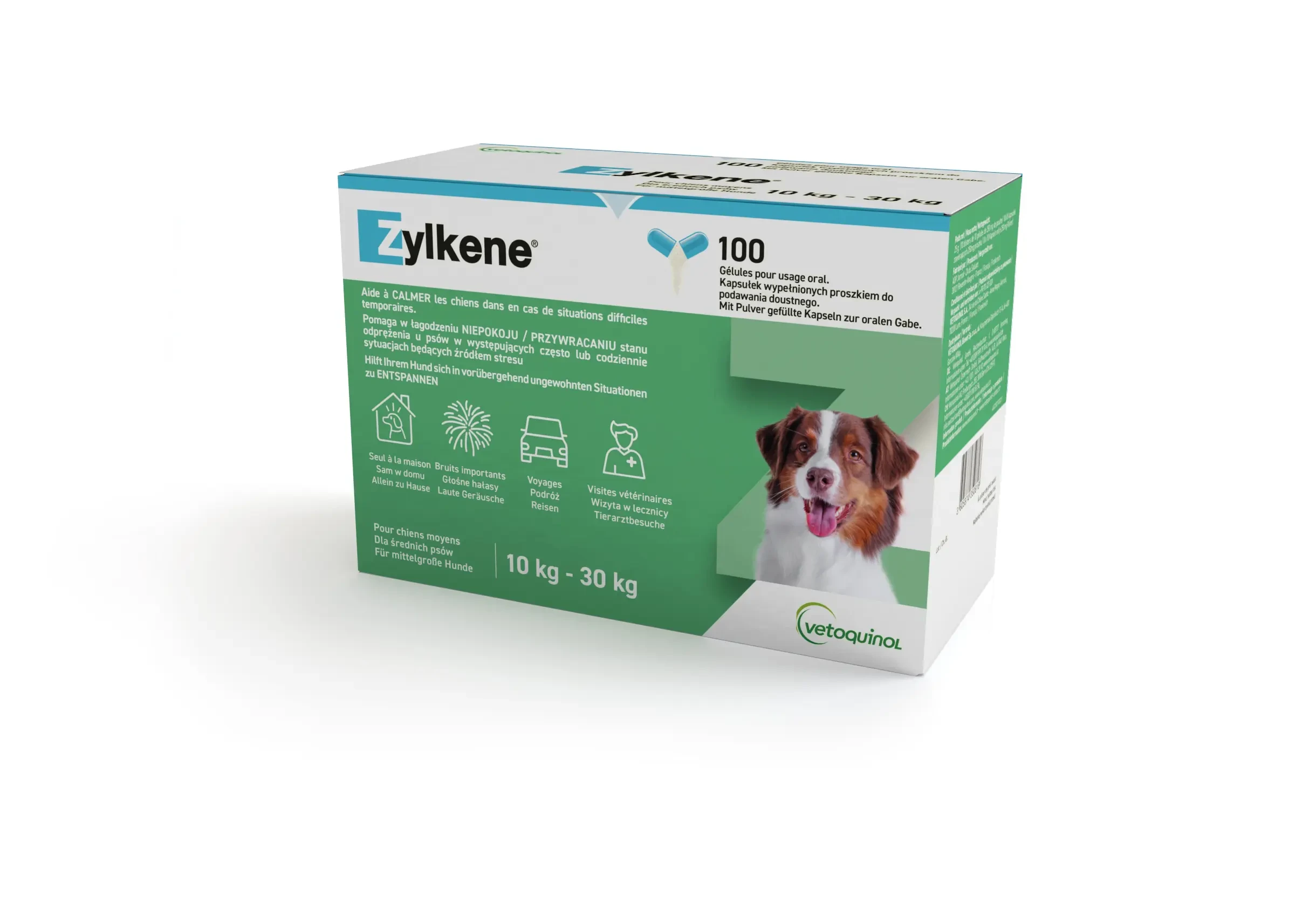 [454484] Vetoquinol Zylkene 225mg 100cap para Perros