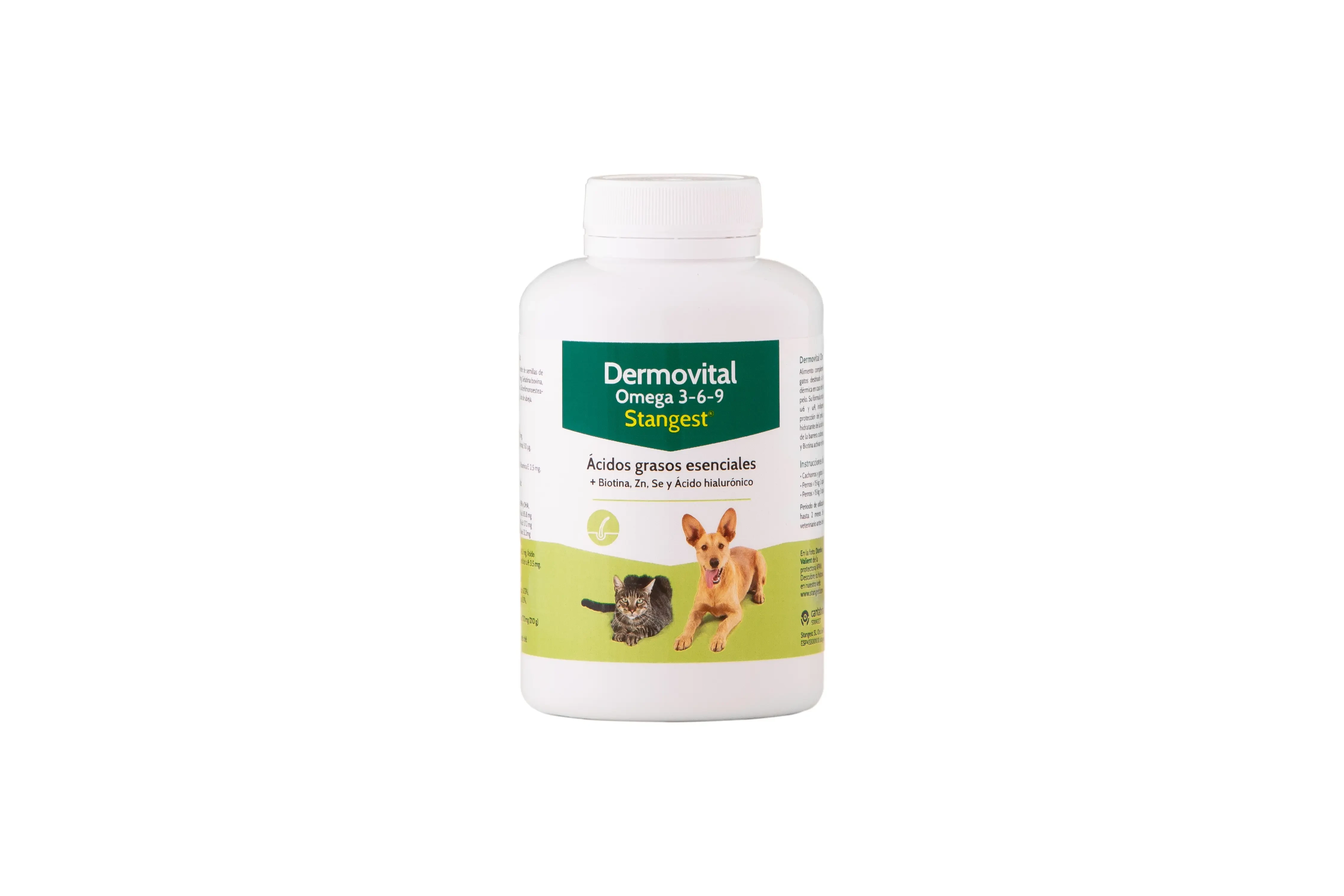 [160219] Stangest Dermovital Omega 3-6-9 300cap Suplemento para Perros y Gatos