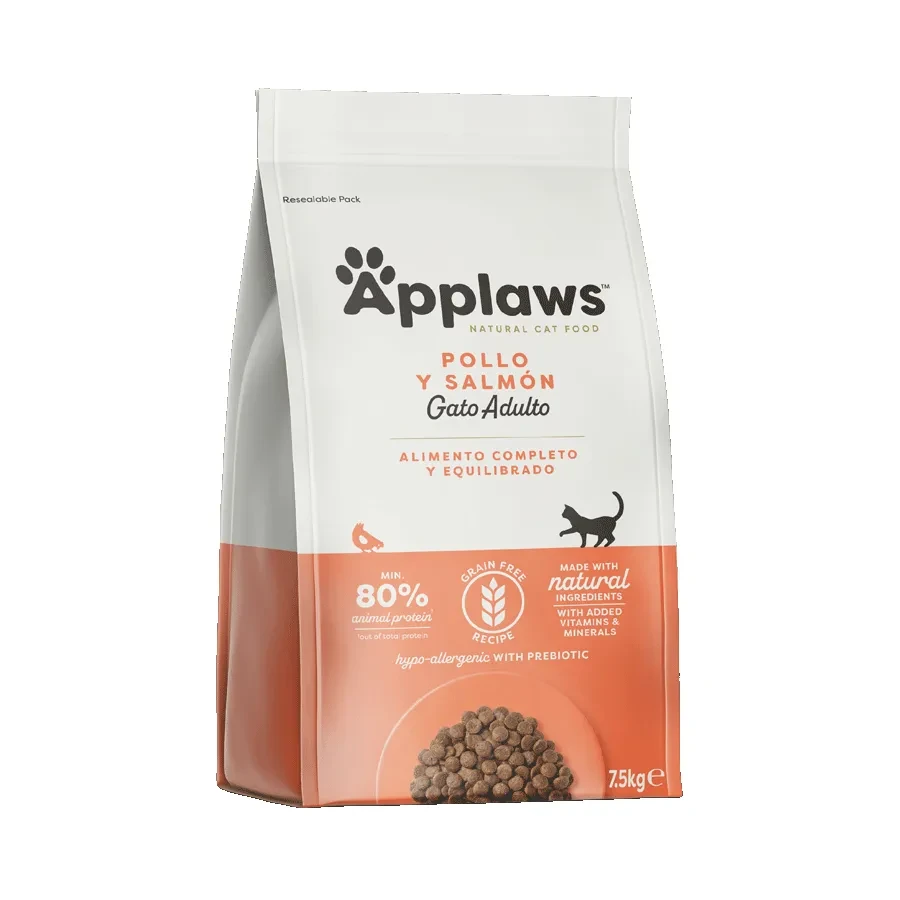 [APP4073] Applaws Dry Adulto Pollo y Salmón Pienso para Gatos 7,5KG