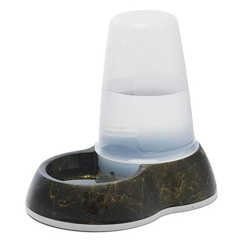 [SV0180] Bebedero Dispensador Loop Marble Negro 1.5 L para Perros y Gatos