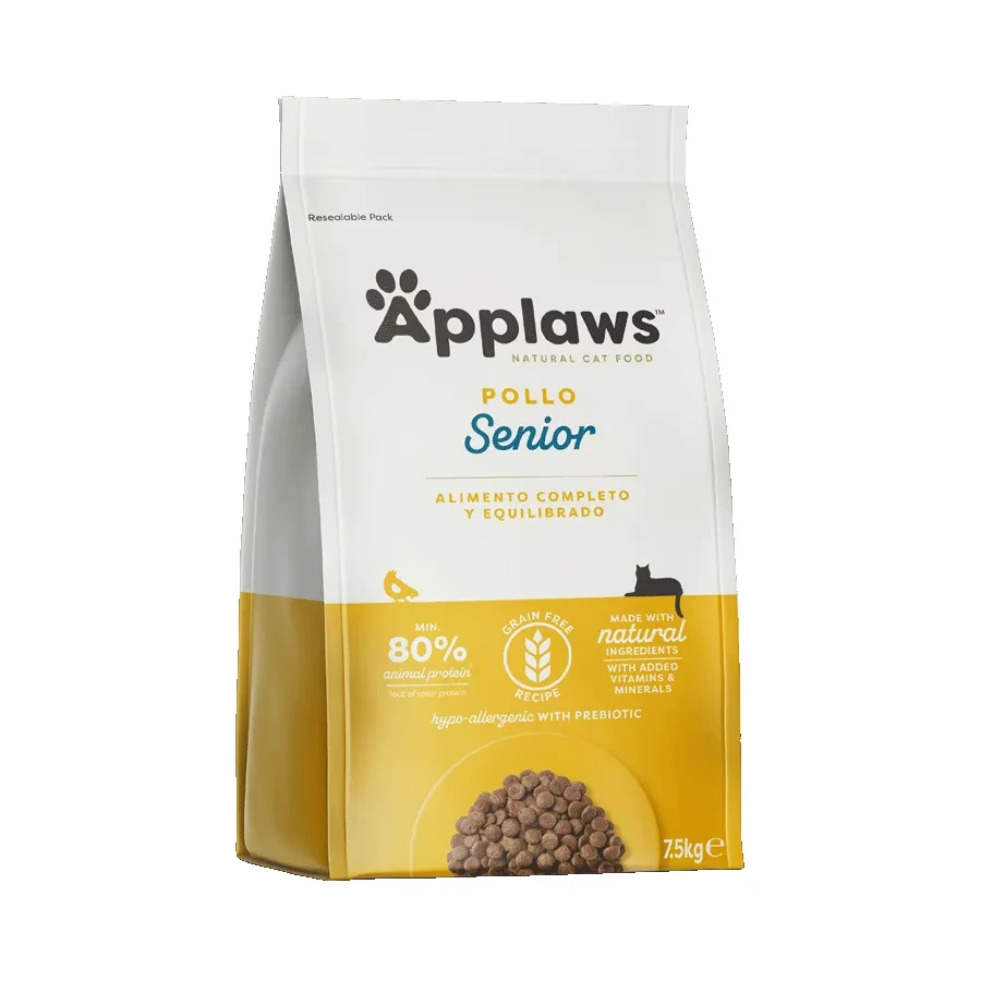 [APP4305MLA] Applaws Dry Senior Pollo Pienso para Gatos 7,5KG