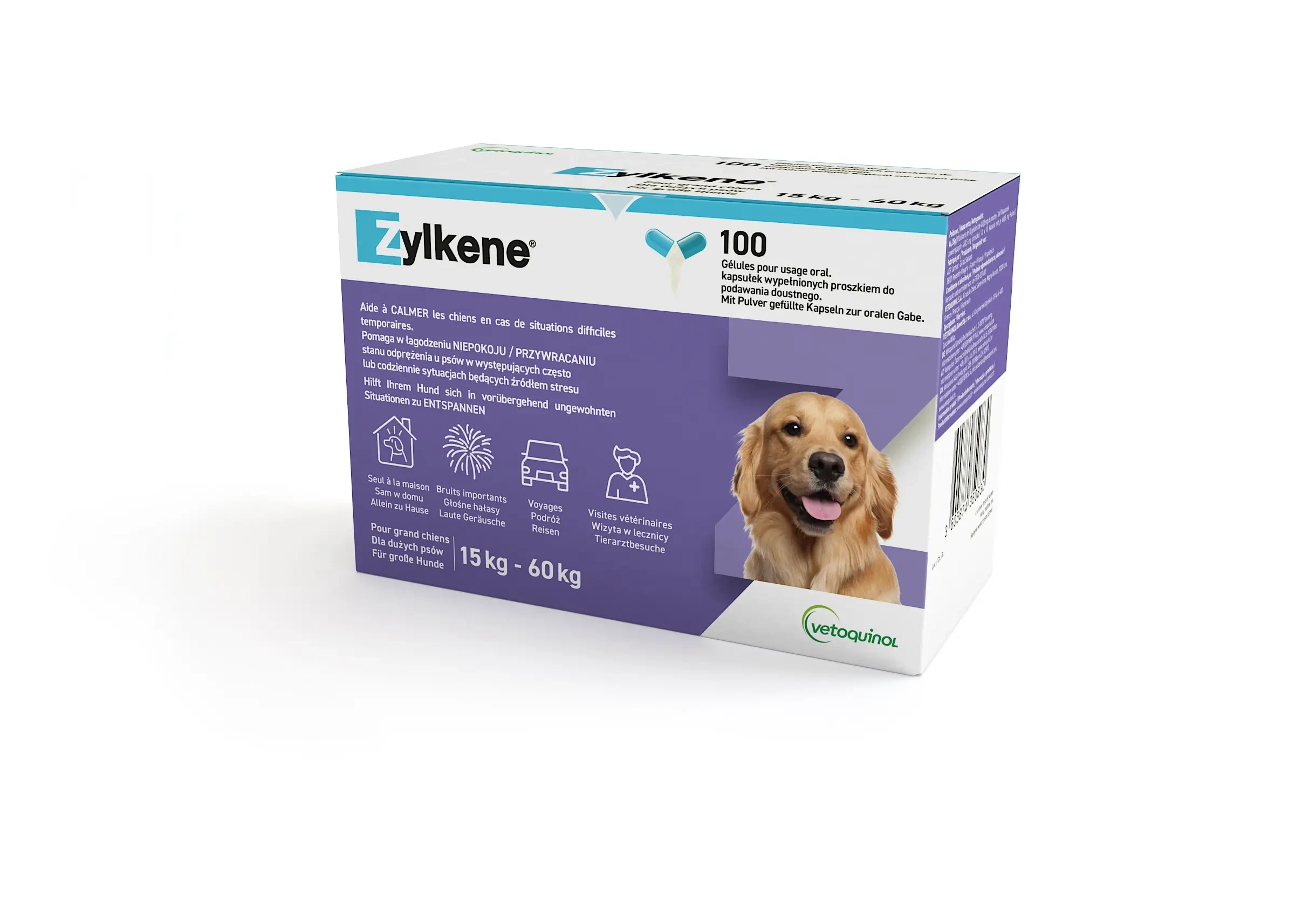 [454485] Vetoquinol Zylkene 450mg 100cap para Perros