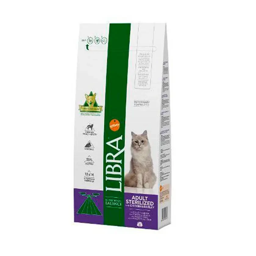 [964602] Affinity Libra Esterilizado Pollo Pienso para Gatos 12KG