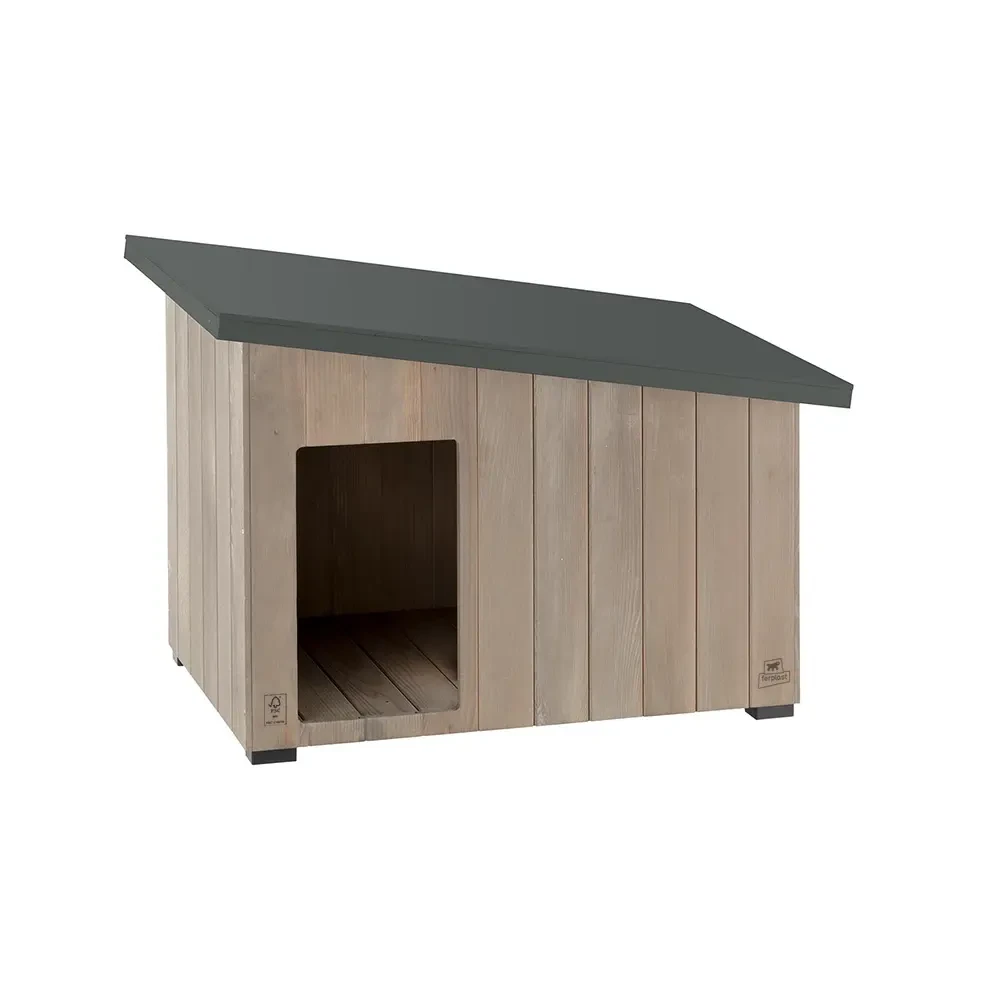 [F87027200] Ferplast Caseta Exterior Madera Argo 60 69,5x54,5x52 Cm para Perros