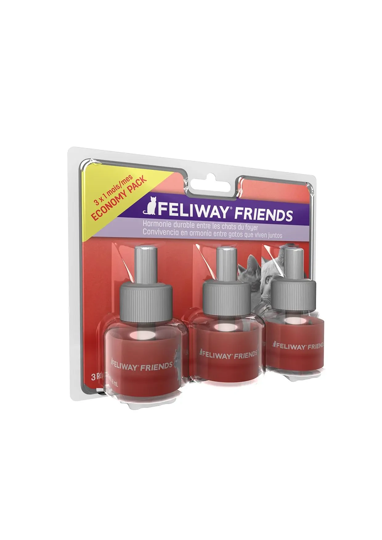 [D89440D] Ceva Feliway Friends para Gatos 3 x 48ML