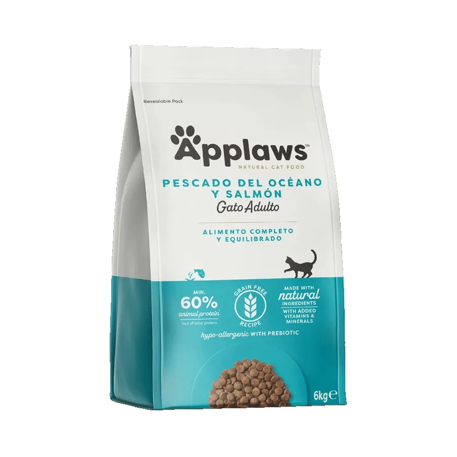 [APP4077] Applaws Dry Adulto Pescado y Salmón Pienso para Gatos 6KG